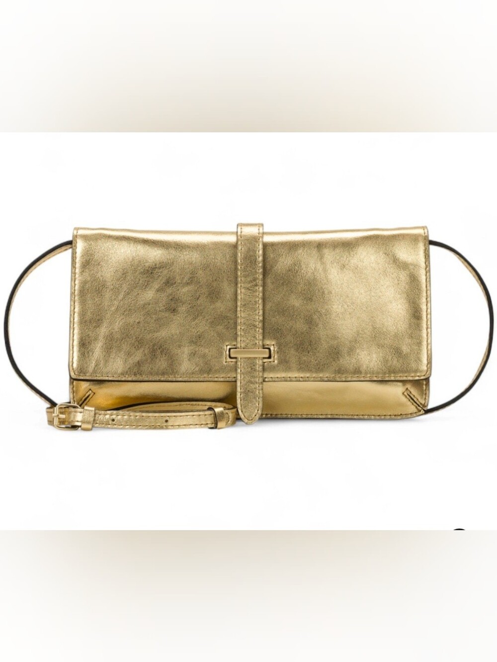 Patricia Nash Greek Gold Perissa Crossbody Bag with Adjustable Strap
